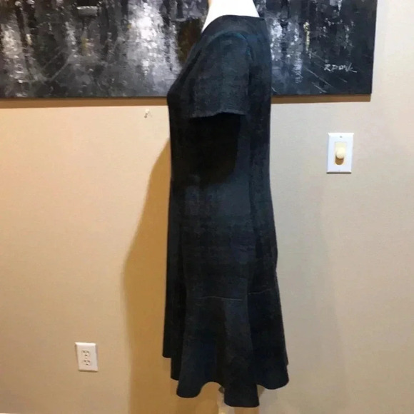 Betsey Johnson Retro Styling Green and Black Plaid Fit and Flare Dress-12 - Picture 3 of 10